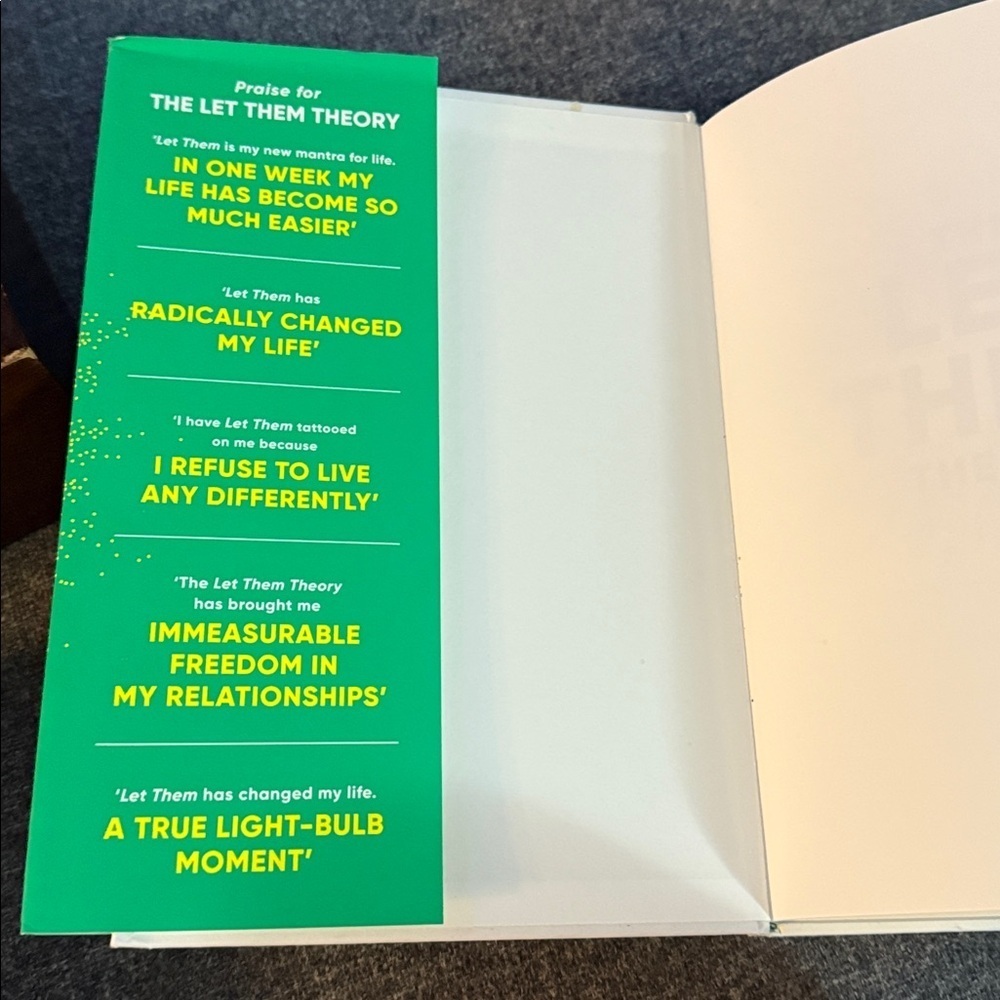 The Let Them Theory Book by Mel Robbins. Brand New - Picture 2 of 5